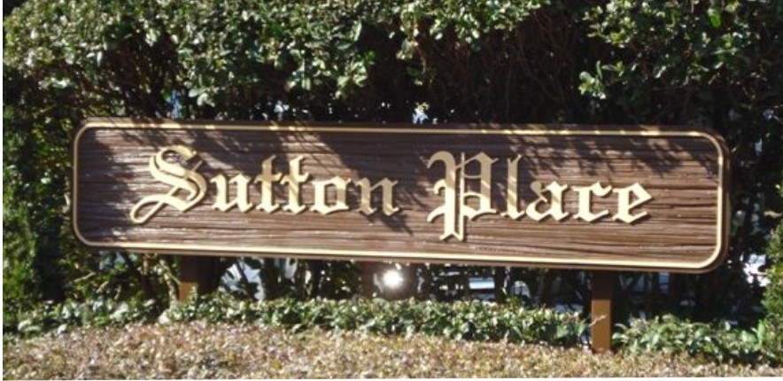 sandblasted pvc sign